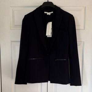 Veronica Beard Women’s Black Scuba Jacket- Size 6